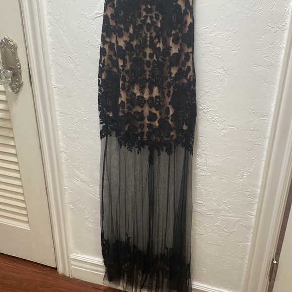 Black Cocktail Dress - Picture 3 of 6